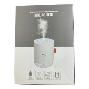 Snow Mountain USB Humidifier H2O 500mL Mini Air Diffuser LED Lamp GXZ-J623